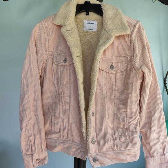 Old navy pink corduroy jacket - Picture 3 of 8